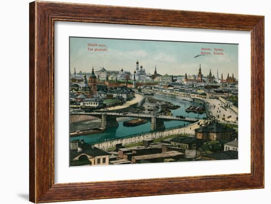 General View of Moscow. Postcard Sent in 1913-Russian Photographer-Framed Giclee Print