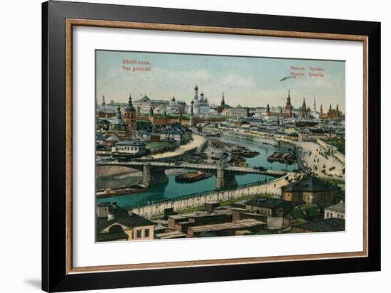 General View of Moscow. Postcard Sent in 1913-Russian Photographer-Framed Giclee Print