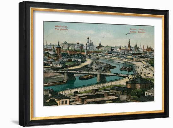 General View of Moscow. Postcard Sent in 1913-Russian Photographer-Framed Giclee Print