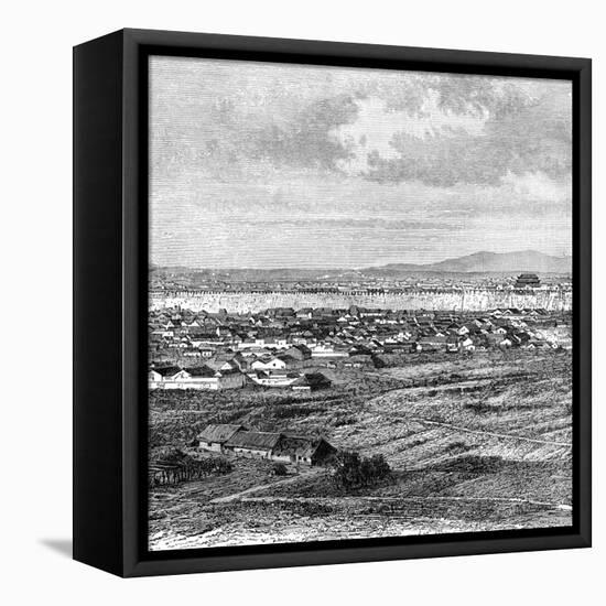 General View of Nanking, C1890-null-Framed Premier Image Canvas