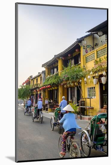 General view of shop houses and bicycles in Hoi An, Vietnam, Indochina, Southeast Asia, Asia-Alex Robinson-Mounted Photographic Print