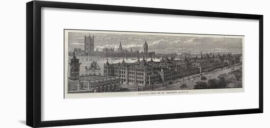 General View of St Thomas's Hospital-null-Framed Giclee Print