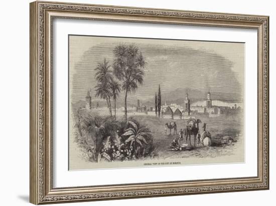 General View of the City of Morocco-null-Framed Giclee Print