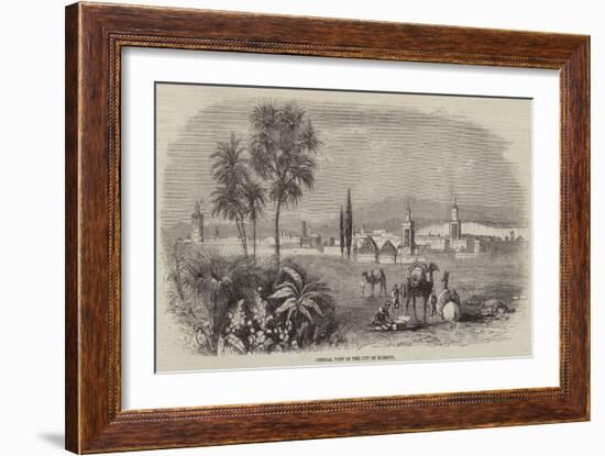 General View of the City of Morocco-null-Framed Giclee Print