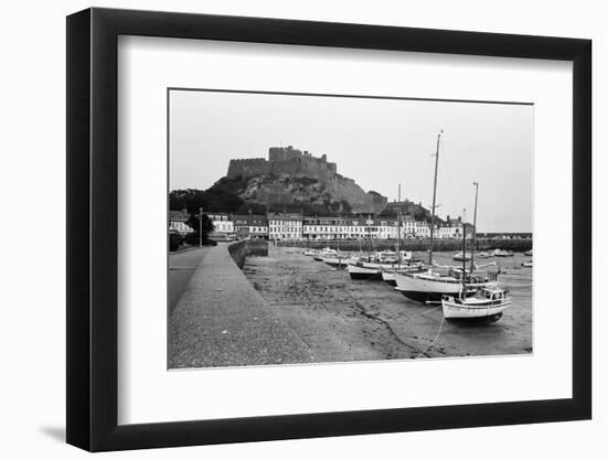 General View of the Harbour in St Helier 1977-Dixie Dean-Framed Photographic Print