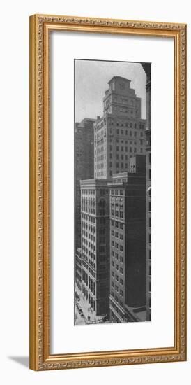 General view of the Johns-Manville Building, New York City, 1924-Unknown-Framed Photographic Print