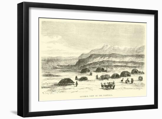 General View of the Pampilla-Édouard Riou-Framed Giclee Print