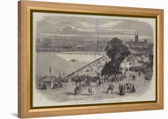 General View of the Royal Agricultural Society's Show at Canterbury-Richard Principal Leitch-Framed Premier Image Canvas