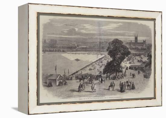 General View of the Royal Agricultural Society's Show at Canterbury-Richard Principal Leitch-Framed Premier Image Canvas