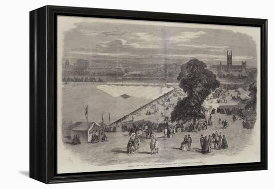 General View of the Royal Agricultural Society's Show at Canterbury-Richard Principal Leitch-Framed Premier Image Canvas