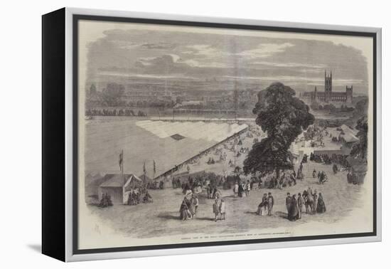 General View of the Royal Agricultural Society's Show at Canterbury-Richard Principal Leitch-Framed Premier Image Canvas