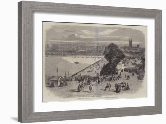 General View of the Royal Agricultural Society's Show at Canterbury-Richard Principal Leitch-Framed Giclee Print