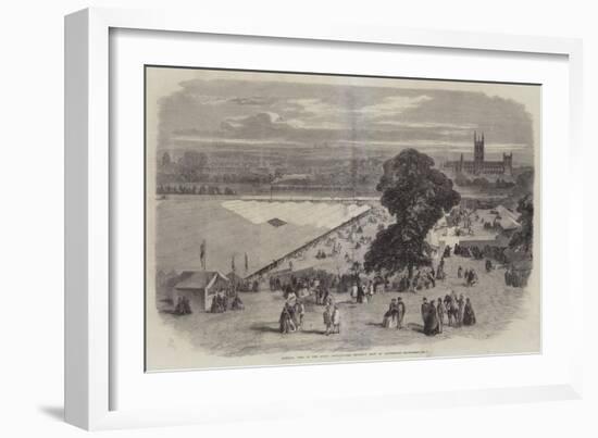 General View of the Royal Agricultural Society's Show at Canterbury-Richard Principal Leitch-Framed Giclee Print