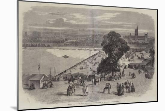 General View of the Royal Agricultural Society's Show at Canterbury-Richard Principal Leitch-Mounted Giclee Print