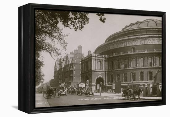 General View of the Royal Albert Hall-English Photographer-Framed Premier Image Canvas