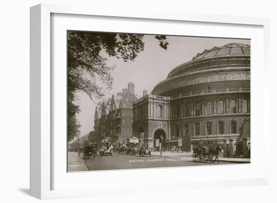 General View of the Royal Albert Hall-English Photographer-Framed Photographic Print