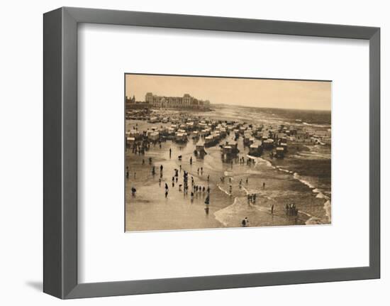 'General View of the Strand at Bath-time', c1928-Unknown-Framed Photographic Print