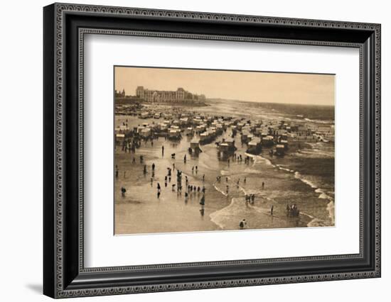 'General View of the Strand at Bath-time', c1928-Unknown-Framed Photographic Print