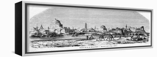 General View of the Town, Seen from the Farther Bank of the Tigris-null-Framed Art Print