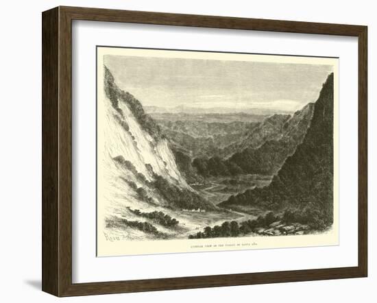 General View of the Valley of Santa Ana-Édouard Riou-Framed Giclee Print