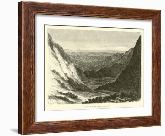 General View of the Valley of Santa Ana-Édouard Riou-Framed Giclee Print