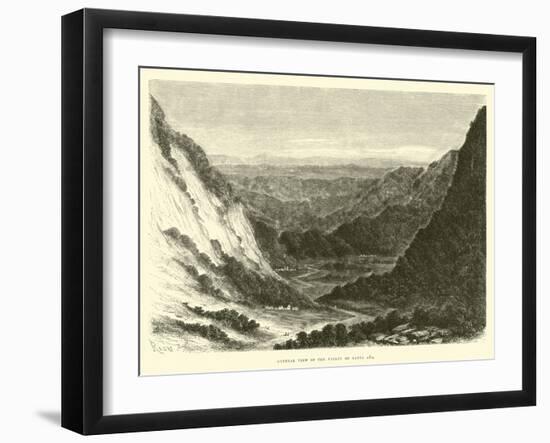 General View of the Valley of Santa Ana-Édouard Riou-Framed Giclee Print