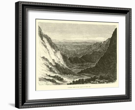 General View of the Valley of Santa Ana-Édouard Riou-Framed Giclee Print