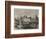 General View of the Works for the London, Chatham, and Dover Railway Bridge at Blackfriars-null-Framed Giclee Print