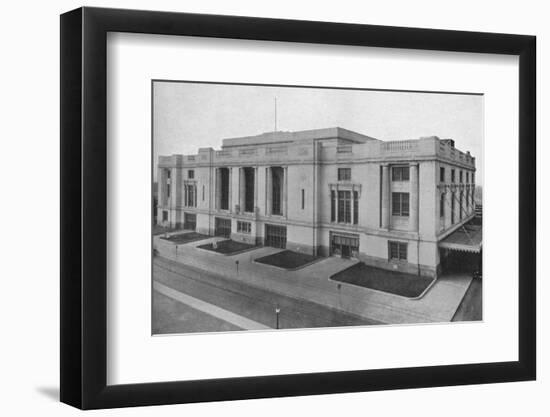 General view - Union Terminal Station, Dallas, Texas, 1922-null-Framed Photographic Print