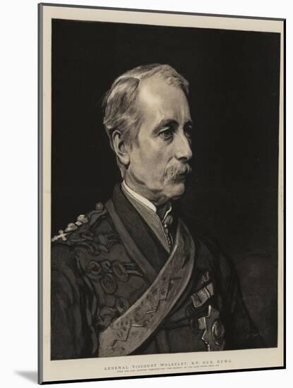 General Viscount Wolseley-Frank Holl-Mounted Giclee Print