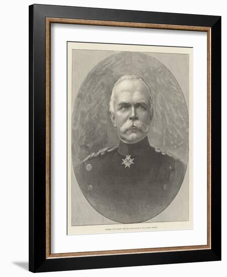 General Von Caprivi, the New Chancellor of the German Empire-null-Framed Giclee Print