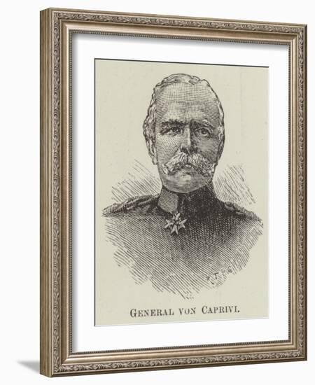 General Von Caprivi-null-Framed Giclee Print