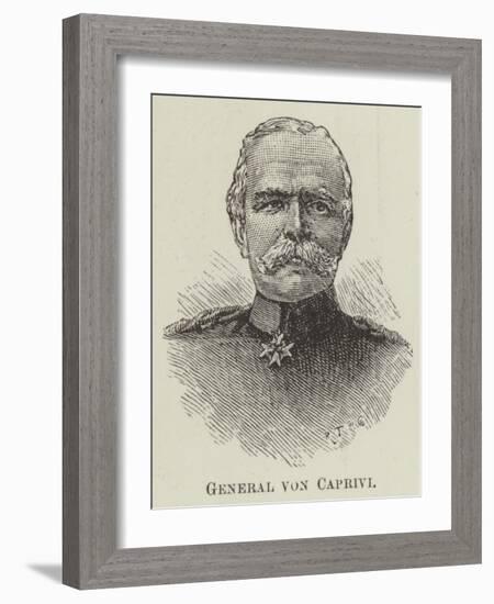 General Von Caprivi-null-Framed Giclee Print