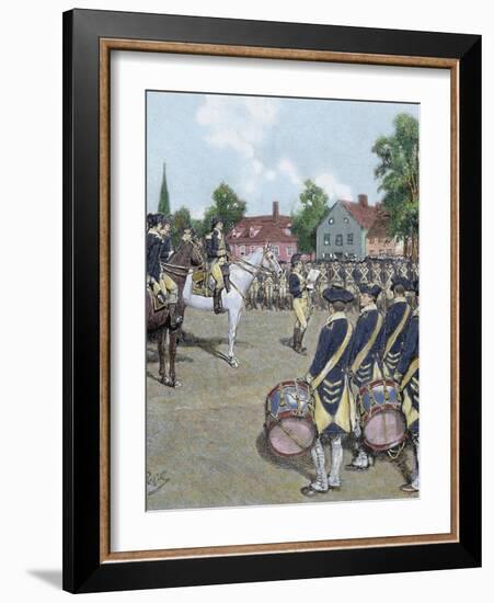 General Washington's Army in New York on July 9, 1776 by Howard Pyle, 1892-Prisma Archivo-Framed Photographic Print