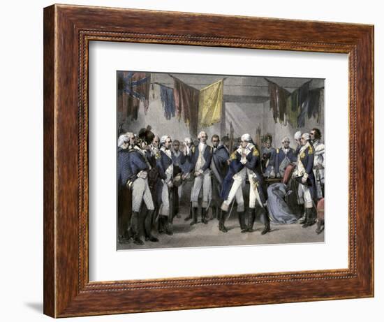 General Washington's Farewell to His Officers after the Revolutionary War, Fraunces Tavern-null-Framed Giclee Print