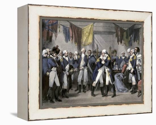 General Washington's Farewell to His Officers after the Revolutionary War, Fraunces Tavern-null-Framed Premier Image Canvas