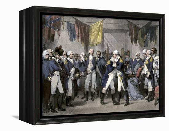 General Washington's Farewell to His Officers after the Revolutionary War, Fraunces Tavern-null-Framed Premier Image Canvas