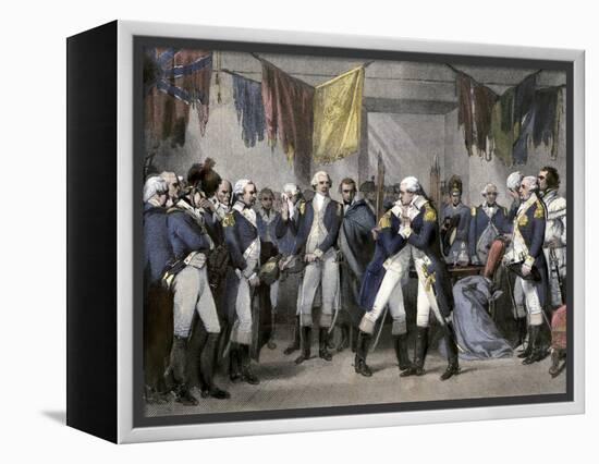 General Washington's Farewell to His Officers after the Revolutionary War, Fraunces Tavern-null-Framed Premier Image Canvas