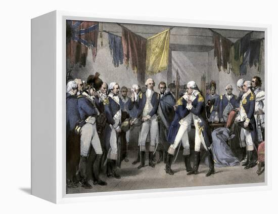 General Washington's Farewell to His Officers after the Revolutionary War, Fraunces Tavern-null-Framed Premier Image Canvas