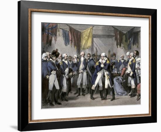 General Washington's Farewell to His Officers after the Revolutionary War, Fraunces Tavern-null-Framed Giclee Print