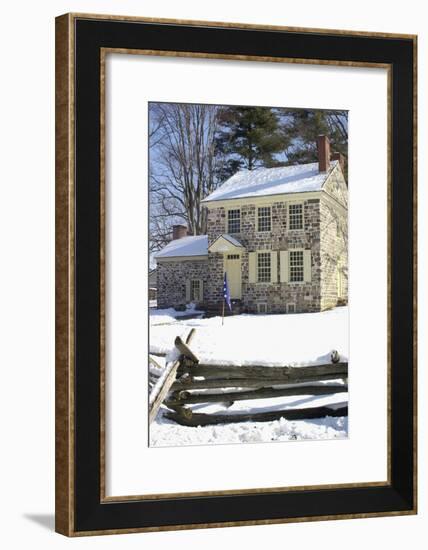 General Washington's Headquarters at Valley Forge during Winter Encampment, Pennsylvania-null-Framed Giclee Print