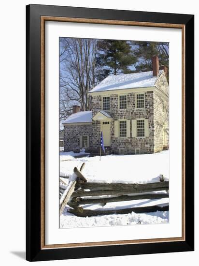 General Washington's Headquarters at Valley Forge during Winter Encampment, Pennsylvania-null-Framed Giclee Print