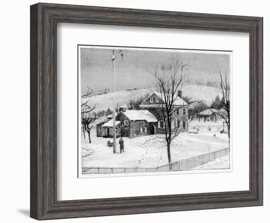 General Washington's Headquarters at Valley Forge-null-Framed Art Print