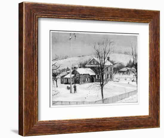 General Washington's Headquarters at Valley Forge-null-Framed Art Print