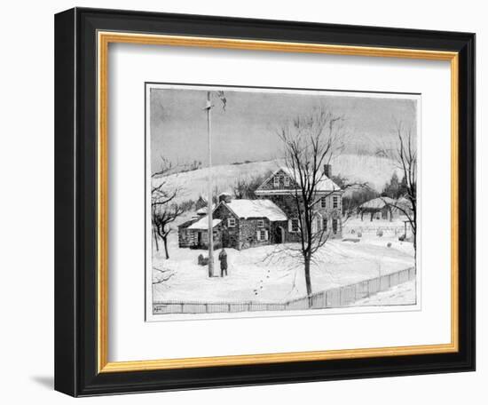 General Washington's Headquarters at Valley Forge-null-Framed Art Print