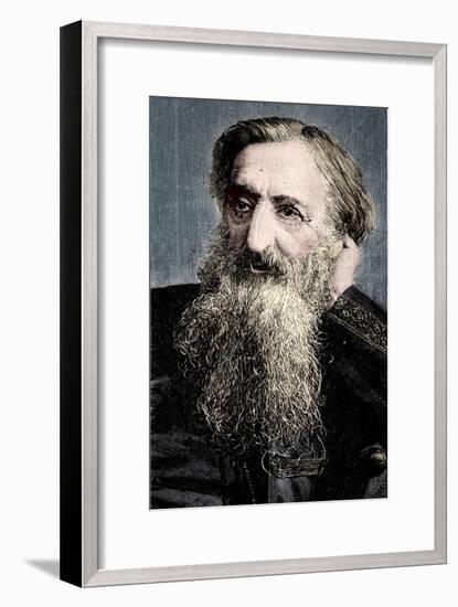 'General' William Booth, evangelical social worker and founder of the Salvation Army, 1894-Unknown-Framed Giclee Print