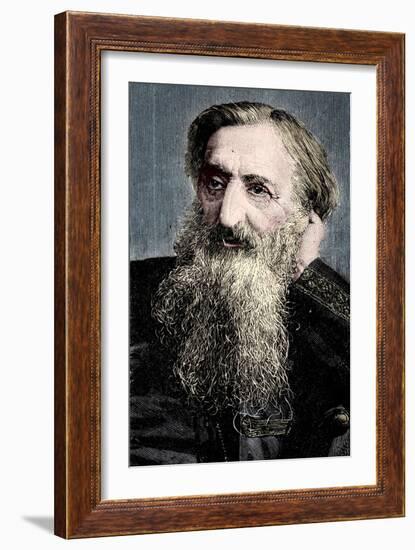 'General' William Booth, evangelical social worker and founder of the Salvation Army, 1894-Unknown-Framed Giclee Print
