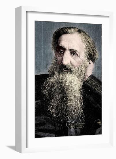 'General' William Booth, evangelical social worker and founder of the Salvation Army, 1894-Unknown-Framed Giclee Print