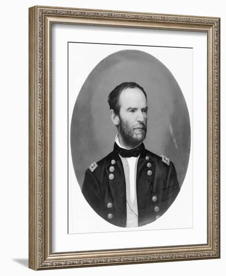 General William Sherman, c.1865-American School-Framed Giclee Print