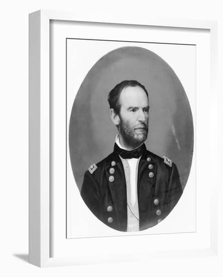 General William Sherman, c.1865-American School-Framed Giclee Print